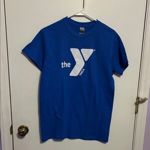 Gildan royal blue  YMCA T-Shirt size S